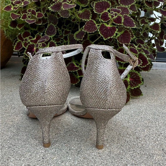Stuart Weitzman Sparkle Strap Heels - size 6 1/2 - Picture 6 of 6
